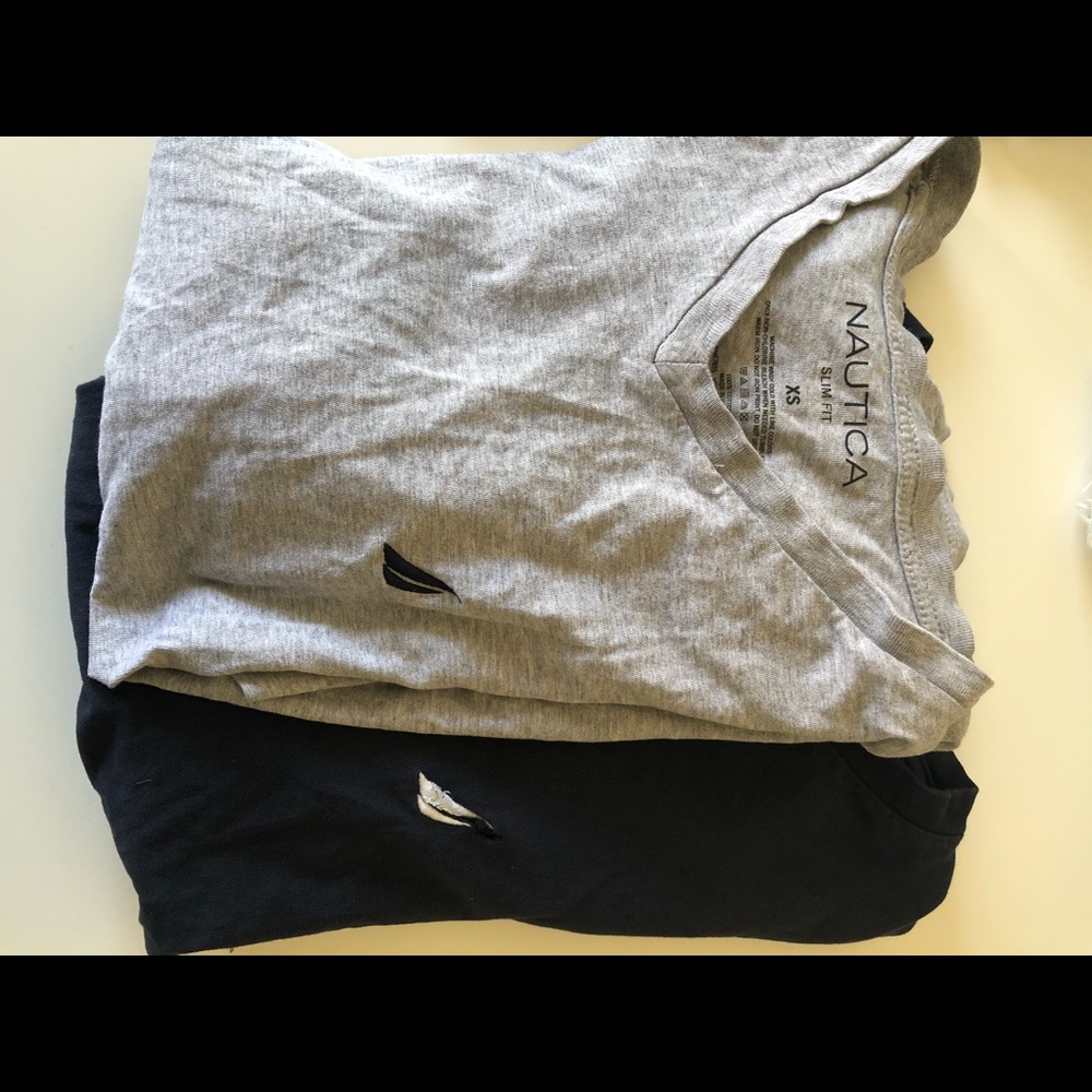 Nautica 2 shirt bundle